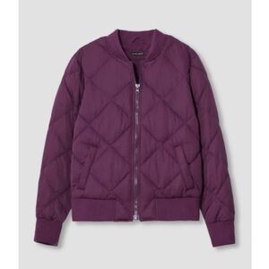 Universal Standard Sophia Puffer Quilted Bomber Jacket